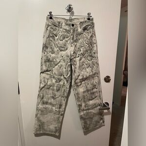 Brain Dead Gray Patterned Men Pants